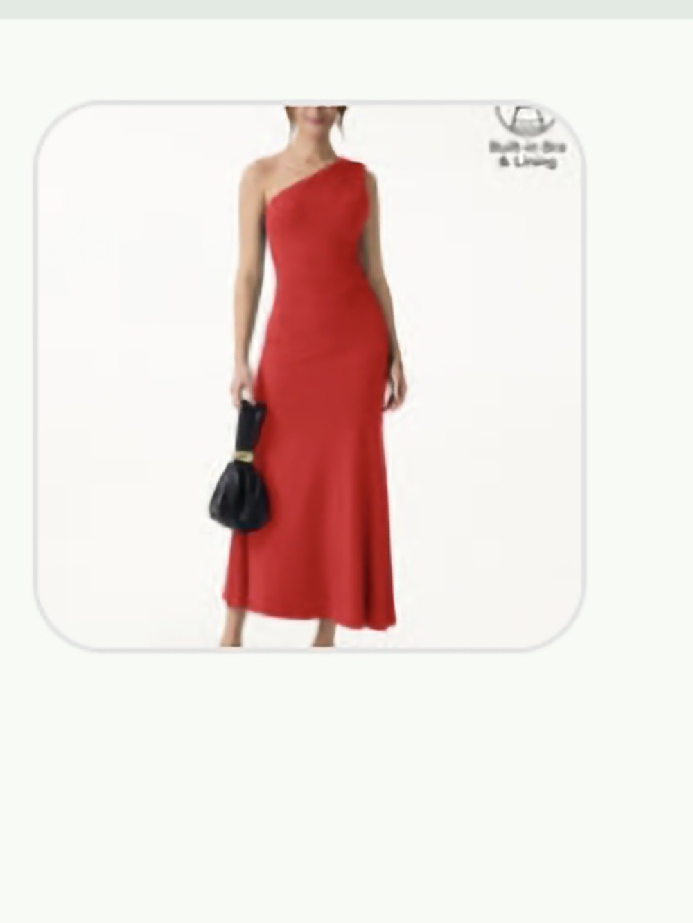 OGL One-Shoulder Red Dress